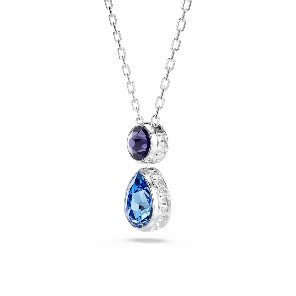 Naszyjnik Swarovski Chroma Wisiorek Wielokolorowy, Kryształy – widok z boku