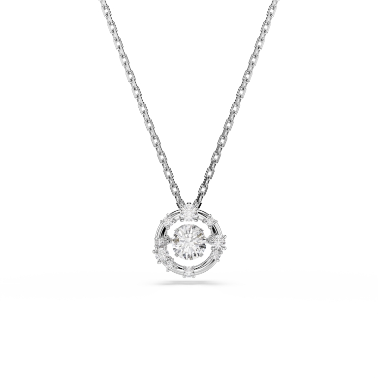 Wisiorek Constella Swarovski Naszyjnik Dancing stone Biały – główne ujęcie produktu