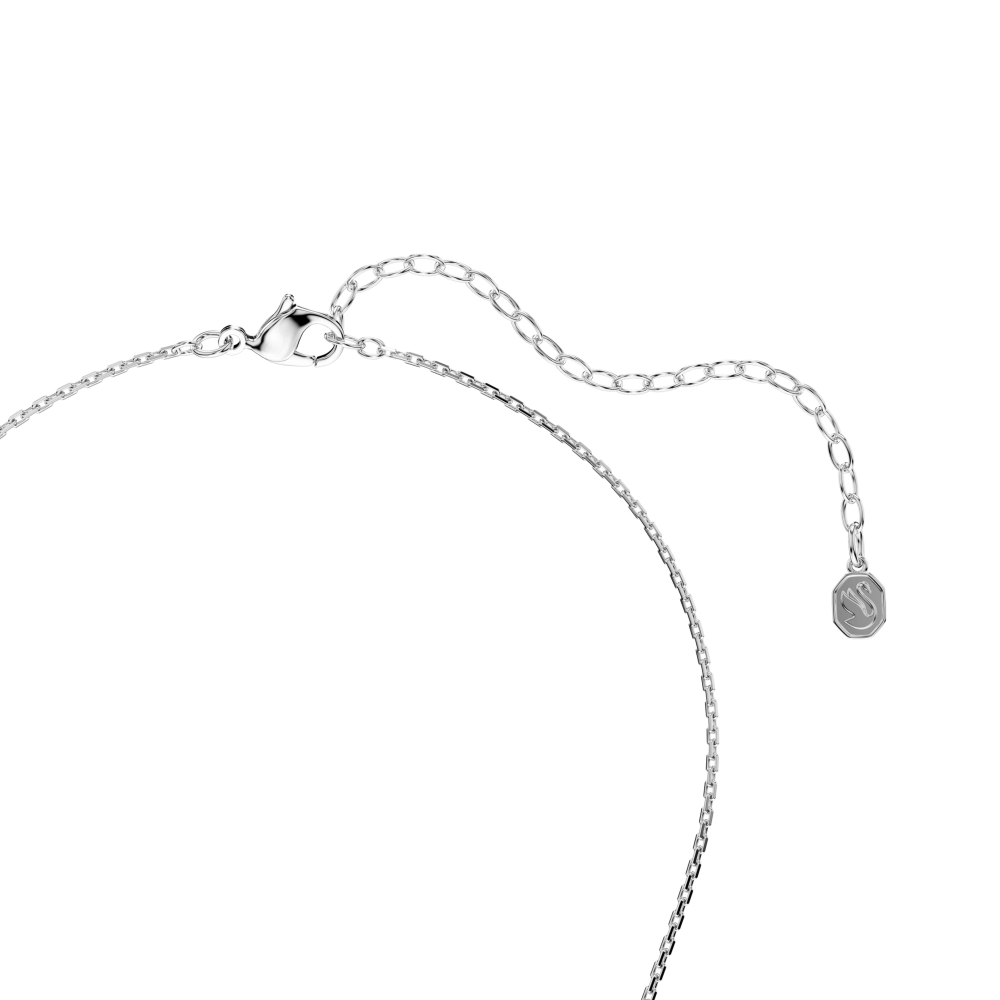 Wisiorek Constella Swarovski Naszyjnik Dancing stone Biały – widok z tyłu