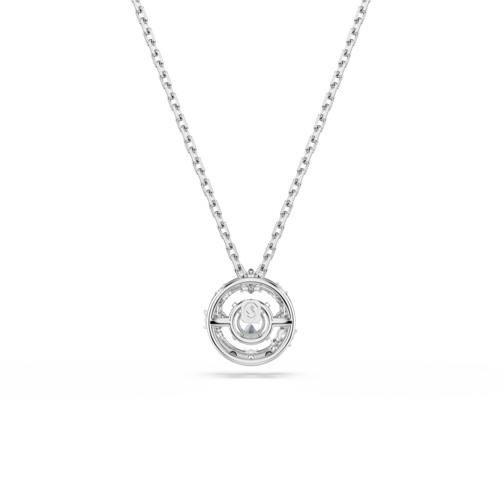 Wisiorek Constella Swarovski Naszyjnik Dancing stone Biały – zbliżenie detalu
