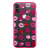Różowe etui Swarovski Lovely założone na iPhone X lub XS