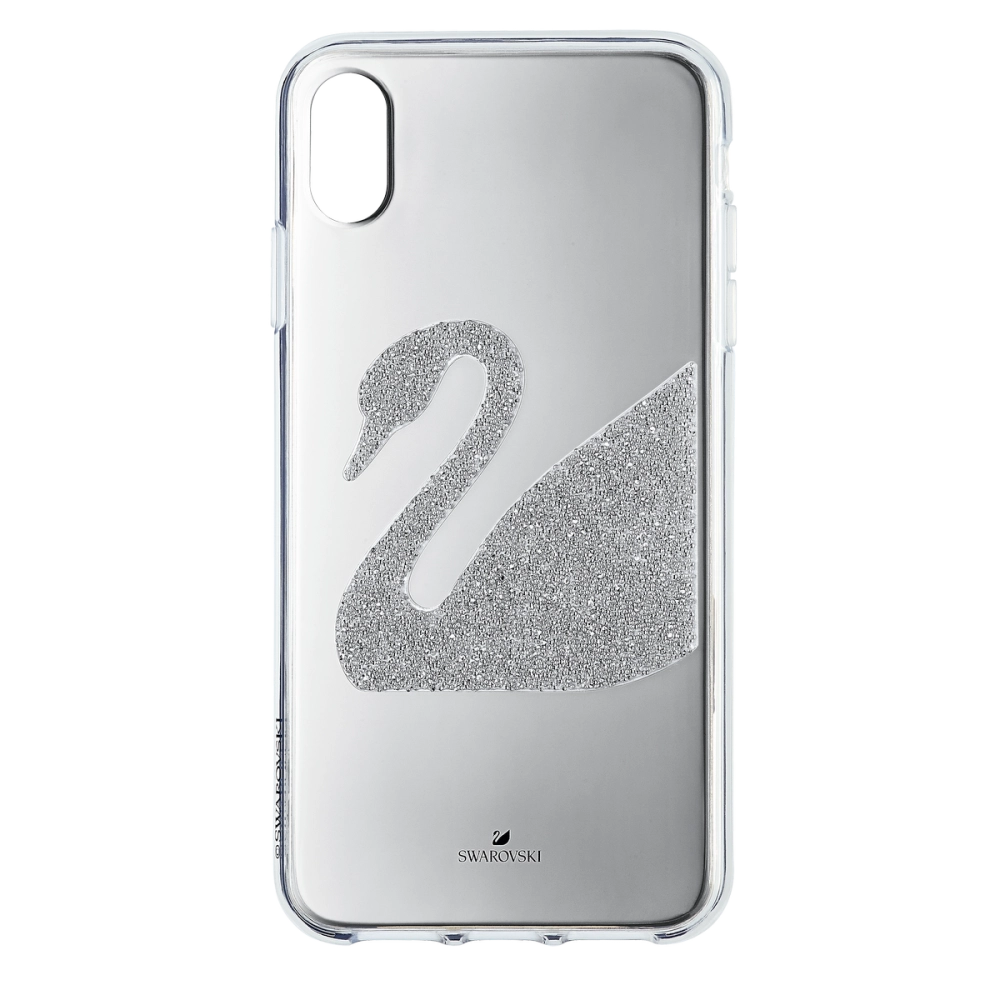 Etui Swarovski Swan do iPhone XS Max widok z przodu