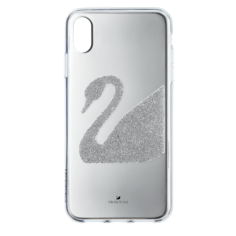 Etui Swarovski Swan do iPhone XS Max widok z przodu