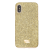 Złote etui Swarovski High założone na iPhone X lub XS