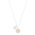Detal wisiorka SWAROVSKI Zodiac Koziorożec z fioletowym elementem