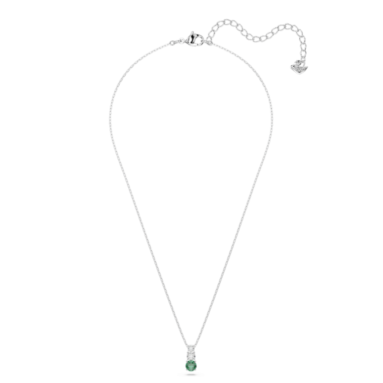 Wisiorek Swarovski Stilla Attract zielony z całym łańcuszkiem