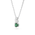 Zielona zawieszka wisiorka Swarovski Stilla Attract w zbliżeniu