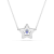 Motyw gwiazdy wisiorka Swarovski Stella widziany od tyłu