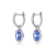 Długie kolczyki SWAROVSKI Constella pokazane pod kątem