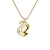 Wisiorek Swarovski Swan z czerwonym łabędziem - widok z tyłu