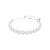 Choker Ariana Grande x Swarovski z kryształowymi perłami i kwiatami, widok z przodu