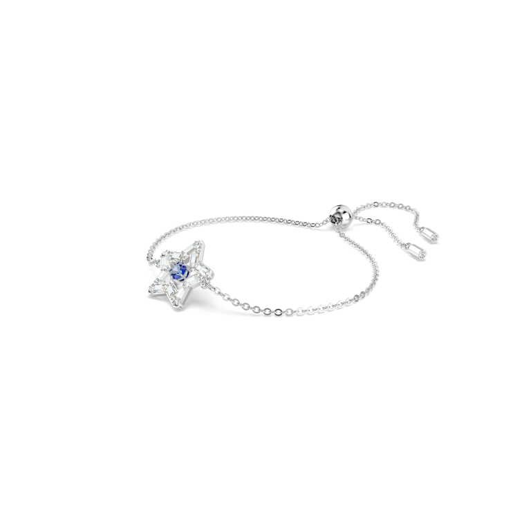 Bransoletka Swarovski Stella z niebieską gwiazdą w pełnym ujęciu