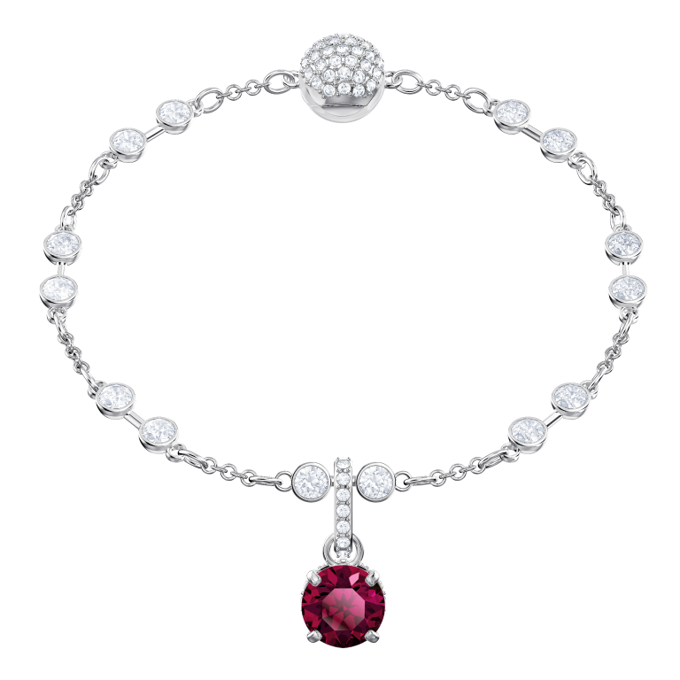 Przywieszka SWAROVSKI Remix Collection lipiec przypięta do bransoletki
