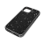 Czarne etui High iPhone 15 Swarovski w ujęciu pod kątem