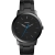 Czarny zegarek FOSSIL Minimalist Slim ze stalową bransoletą z przodu